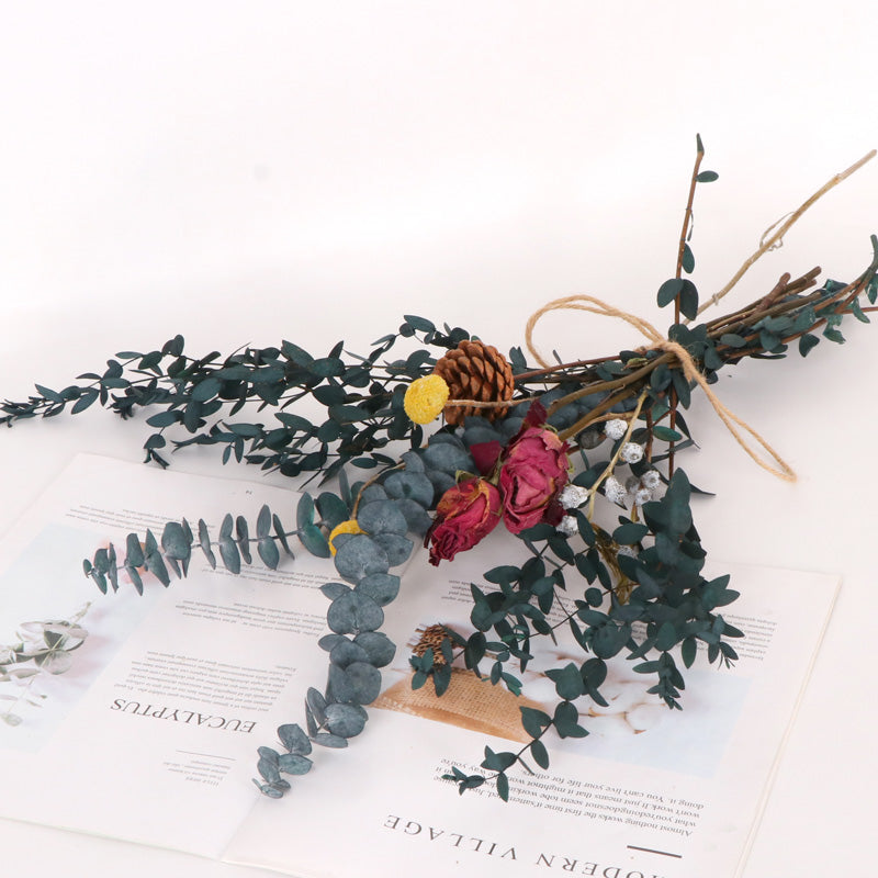 14inch dried bouquet ,dried flowers bouquet,handmade flower arrangement,home decor - Dancefeather