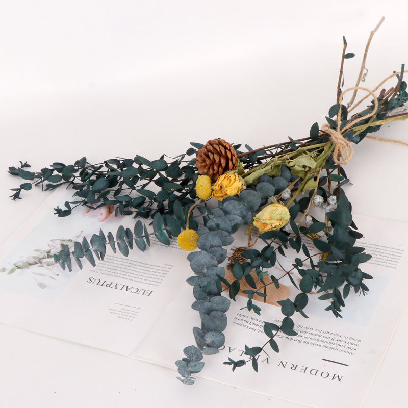 14inch dried bouquet ,dried flowers bouquet,handmade flower arrangement,home decor - Dancefeather