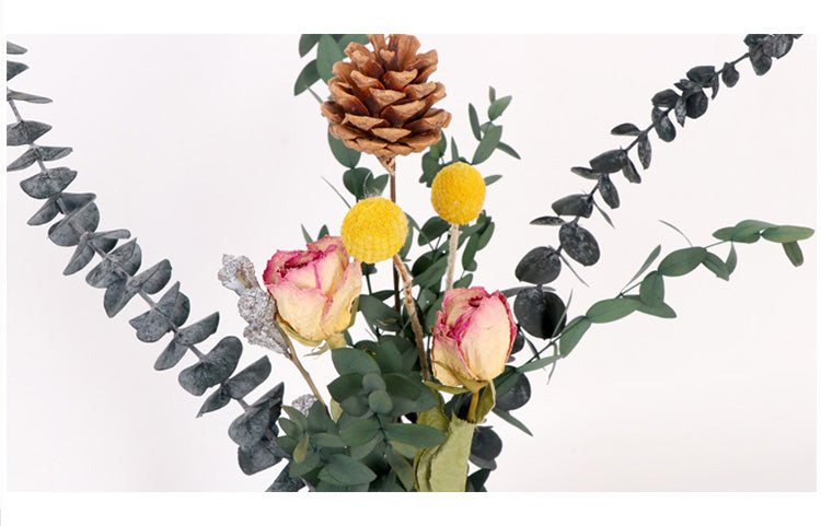 14inch dried bouquet ,dried flowers bouquet,handmade flower arrangement,home decor - Dancefeather