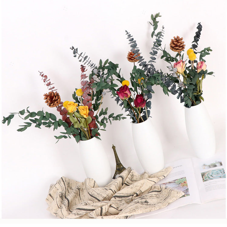 14inch dried bouquet ,dried flowers bouquet,handmade flower arrangement,home decor - Dancefeather