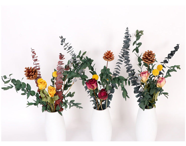 14inch dried bouquet ,dried flowers bouquet,handmade flower arrangement,home decor - Dancefeather