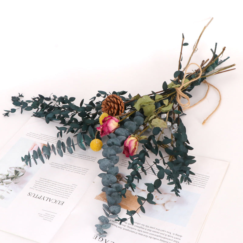 14inch dried bouquet ,dried flowers bouquet,handmade flower arrangement,home decor - Dancefeather